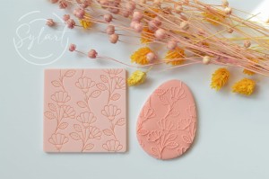 STEMPEL SZABLONOWY KWIATY