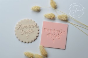 STEMPEL KOMUNIA ŚWIĘTA Z KRZYŻYKIEM
