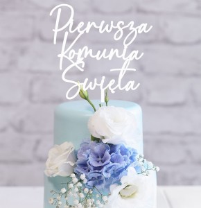 TOPPER PIERWSZA KOMUNIA ŚWIĘTA