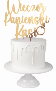 TOPPER WIECZÓR PANIEŃSKI Z IMIENIEM 