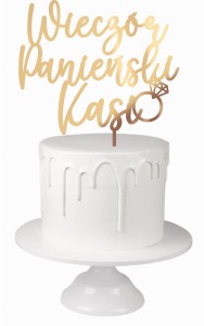 TOPPER WIECZÓR PANIEŃSKI Z IMIENIEM