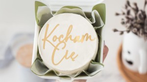 DEKOR KOCHAM CIĘ CZCIONKA 3 BENTOCAKE