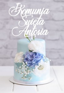 TOPPER I KOMUNIA ŚWIĘTA czcionka 11