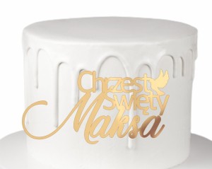 DEKOR CHRZEST ŚWIĘTY Z IMIENIEM