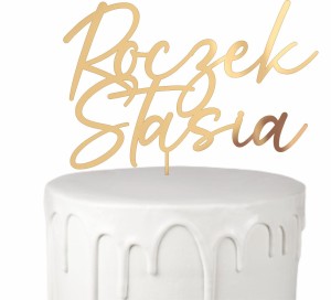 TOPPER ROCZEK Z IMIENIEM CZCIONKA 3