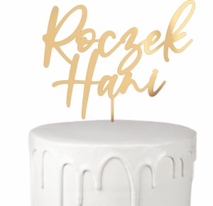 TOPPER ROCZEK Z IMIENIEM CZCIONKA 5
