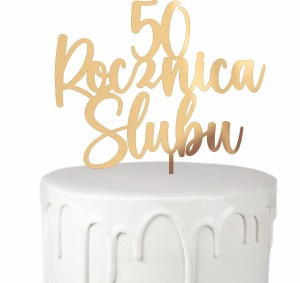TOPPER ROCZNICA ŚLUBU CZCIONKA 9