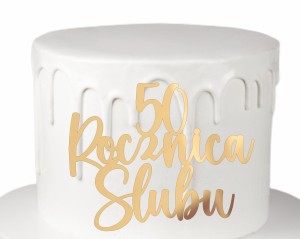 DEKOR ROCZNICA ŚLUBU CZCIONKA 1