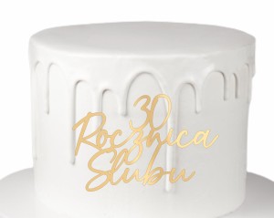 DEKOR ROCZNICA ŚLUBU CZCIONKA 3