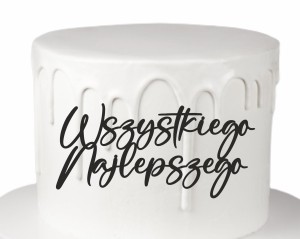 DEKOR WSZYSTKIEGO NAJLEPSZEGO CZCIONKA 3