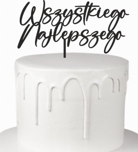 TOPPER WSZYSTKIEGO NAJLEPSZEGO CZCIONKA 1