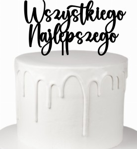 TOPPER WSZYSTKIEGO NAJLEPSZEGO CZCIONKA 2