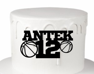 DEKOR KOSZYKARZ KOSZYKÓWKA + DOWOLNE IMIĘ
