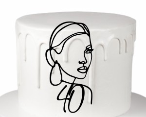 DEKOR LINEARNY PROFIL KOBIETY 5 + DOWOLNA LICZBA