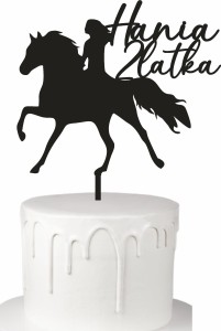 Topper koń + dowolne imię wiek