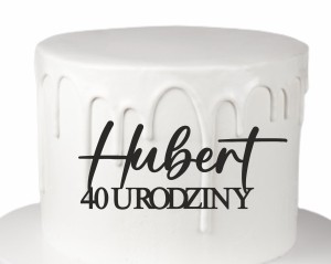 Dekor urodziny + dowolne imię wiek liczba
