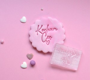Mini stempel Kocham Cię z serduszkiem