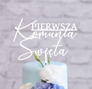 Topper Pierwsza Komunia Święta