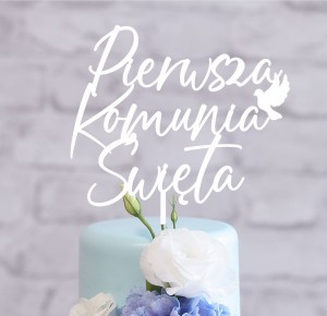 Topper Pierwsza Komunia Święta
