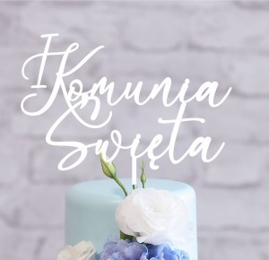 Topper I Komunia Święta