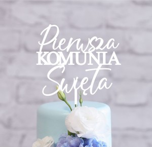 Topper Pierwsza Komunia Święta