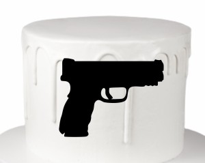 Dekor pistolet broń armia