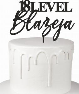 Topper dowolna liczba level + imię dla gracza