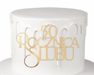 Dekor Rocznica Ślubu + dowolna liczba