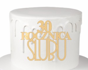 Dekor Rocznica Ślubu + dowolna liczba