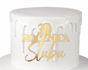 Dekor Rocznica Ślubu + dowolna liczba