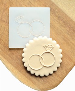 Stempel do masy cukrowej obrączki