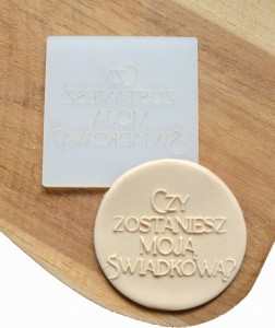 Stempel do masy cukrowej Czy zostaniesz moją Świadkową?