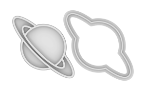 Wykrawacz planeta kosmos foremka