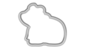 Wykrawacz miś polarny foremka