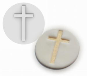 Stempel do masy cukrowej krzyż 