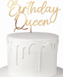 Topper dekoracja Birthday Queen