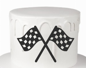 Dekor na bok tortu F1 wyścigi