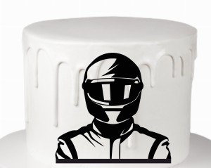 Dekor na bok tortu F1 wyścigi zawodnik gokart