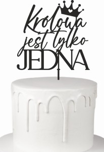Topper Królowa jest tylko jedna