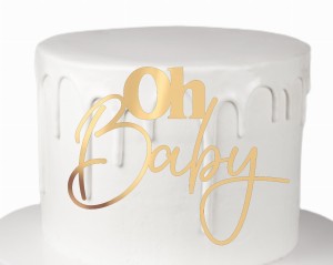 Dekor na tort Oh Baby Baby Shower