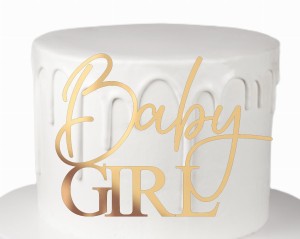 Dekor na tort Baby Girl Baby Shower