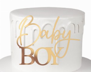 Dekor na tort Baby Boy Baby Shower