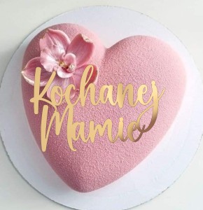 Zestaw dekorów na monoporcję Kochanej Mamie