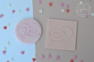 STEMPEL DYMKI Z SERDUSZKAMI