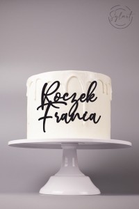 DEKOR ROCZEK Z IMIENIEM CZCIONKA 7