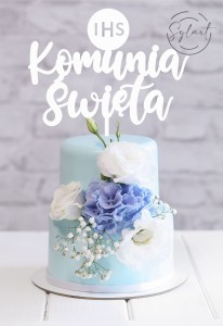 TOPPER KOMUNIA ŚWIĘTA Z IHS