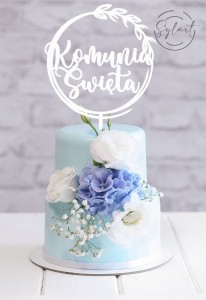 TOPPER KOMUNIA ŚWIĘTA W OBRĘCZY