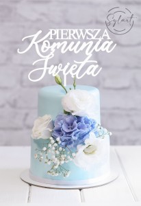 TOPPER PIERWSZA KOMUNIA ŚWIĘTA