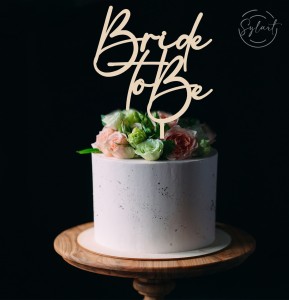TOPPER BRIDE TO BE CZCIONKA 2