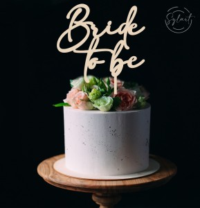 TOPPER BRIDE TO BE CZCIONKA 3